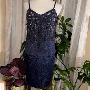 Guess by Marciano Navy Sequin Dress